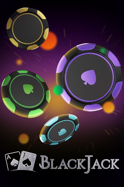Blackjack en direct avec jetons de casino