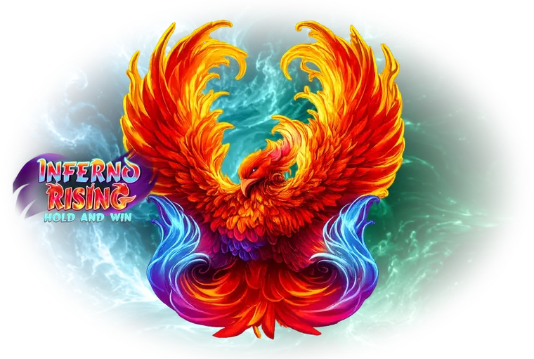 Inferno Rising Hold and Win, machine à sous sur le thème du phénix